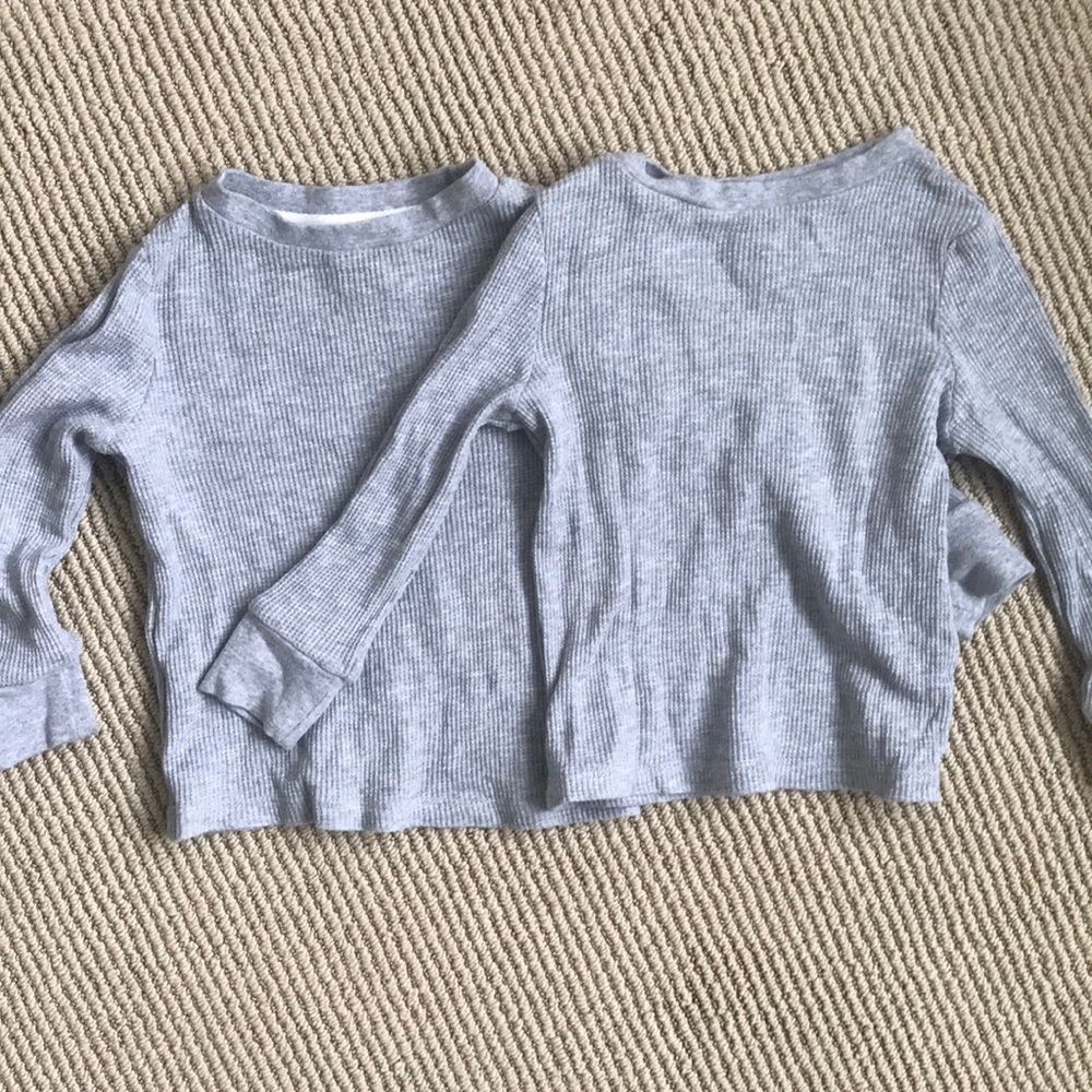 Twin grey thermal peek kids